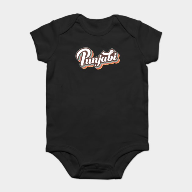 Punjabi Vintage style Design Baby Bodysuit by PUNJABISTYL
